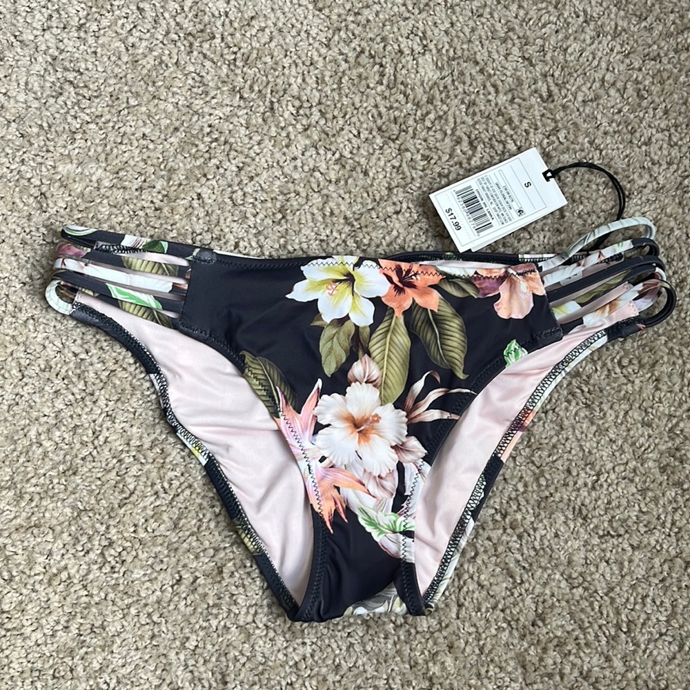 Floral bikini bottom